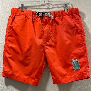 (MEN'S) MANRESA Outdoor Hiking Water Repellant Bermuda Shorts, Orange - XL